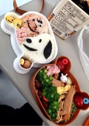 スヌーピーキャラ弁-レシピのメイン写真