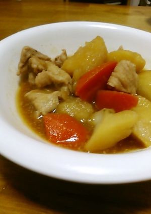 豚とじゃが芋とにんじんの和風煮-レシピのメイン写真