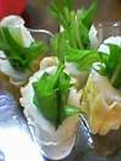 水菜で、ちくわ-レシピのメイン写真