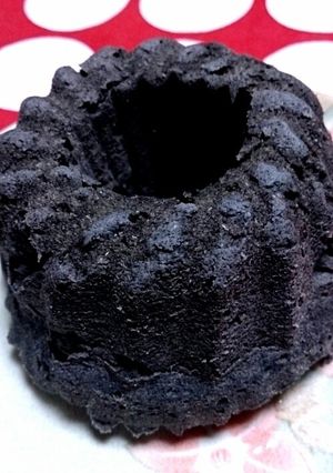 黒ごまとバナナの真っ黒おからケーキ-レシピのメイン写真