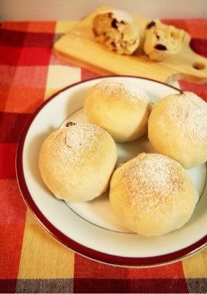 乳＊卵なしで手作り♪フワフワ丸パン♡-レシピのメイン写真