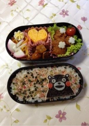 キャラ弁 くまモン-レシピのメイン写真