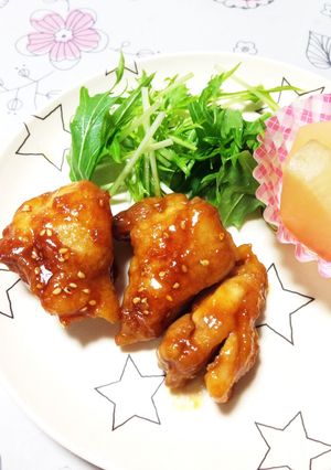 ｽﾋﾟｰﾄﾞおかず！鶏照り中華風♡-レシピのメイン写真