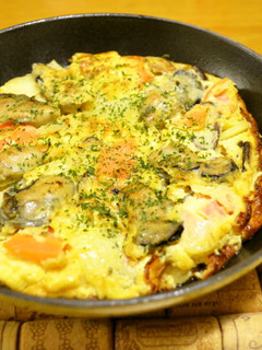 牡蠣のスパニッシュ風オムレツ-レシピのメイン写真