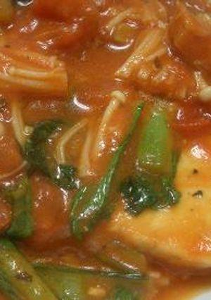 かじきまぐろのトマト煮込み-レシピのメイン写真
