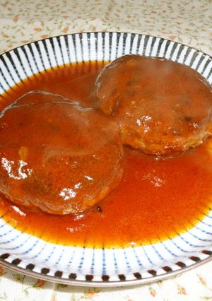 村上シェフ風ハンバーグステーキ-レシピのメイン写真