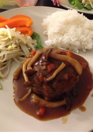 ひじきと豆腐のヘルシーハンバーグ☆-レシピのメイン写真
