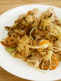 一人御膳□辛っ!柚子胡椒風味焼きそば-レシピのメイン写真