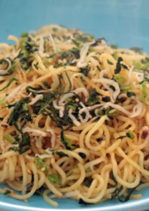 野沢菜ちりめんの塩焼そば-レシピのメイン写真