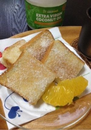 ココナッツオイルでパンを美味しく♪-レシピのメイン写真