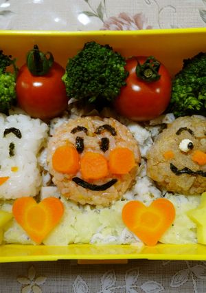 １歳児☆アンパンマン弁当-レシピのメイン写真
