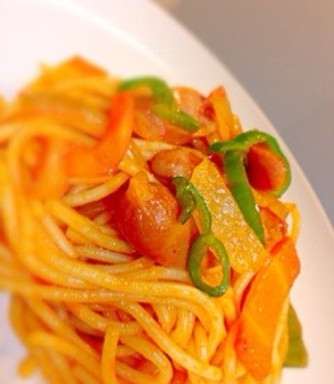 昔ながらのスパゲッティナポリタンだze by 壺ッター 【クックパッド