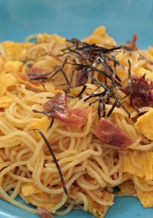紀州梅と短冊卵の塩焼そば-レシピのメイン写真