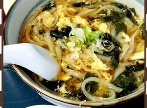 簡単！わかめと卵の優しいうどん♪-レシピのメイン写真