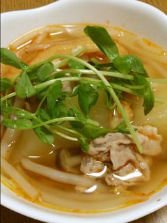 大根と豚肉のピリ辛スープ-レシピのメイン写真