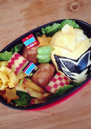 キョウリュウジャー★キャラ弁-レシピのメイン写真