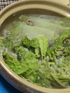 ☆白菜と豚肉のヘルシー鍋☆-レシピのメイン写真