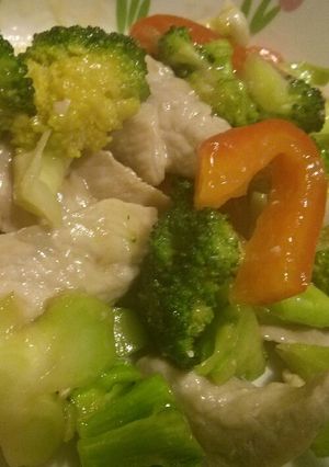 ブロッコリーと豚肉の中華炒め♪-レシピのメイン写真
