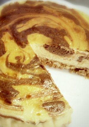 バレンタイン＊マーブルチーズケーキ-レシピのメイン写真
