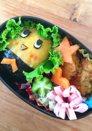ふなっしー★キャラ弁-レシピのメイン写真