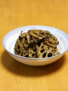 ごまたっぷり、蓮根のきんぴら-レシピのメイン写真