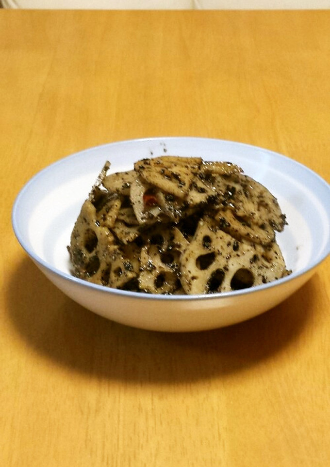 ごまたっぷり、蓮根のきんぴら-レシピのメイン写真