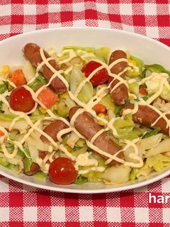 じゃがいも&ウインナーの温野菜サラダ♡-レシピのメイン写真