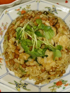 簡単✩美味しい!納豆炒飯-レシピのメイン写真