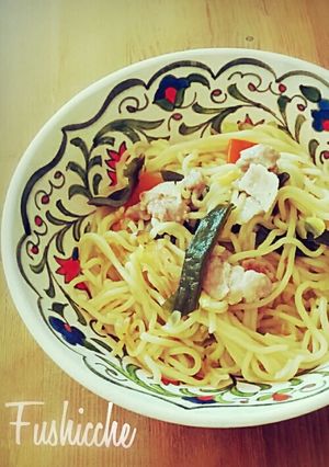 茎わかめの塩焼きそば-レシピのメイン写真