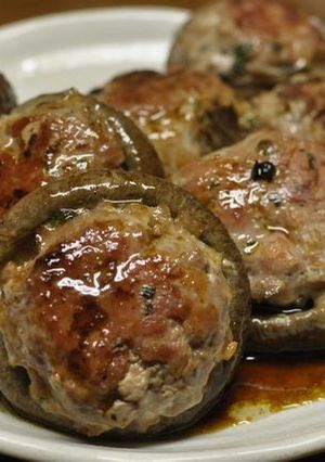 肉詰しいたけ-レシピのメイン写真