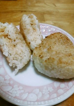 なめたけ入り焼きおにぎり-レシピのメイン写真