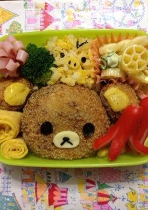 リラックマコロッケ弁当-レシピのメイン写真