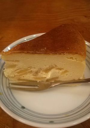 りんご入りチーズケーキ-レシピのメイン写真