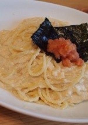 簡単10分！豆乳の明太クリームパスタ-レシピのメイン写真