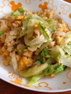 簡単!レタス卵チャーハン-レシピのメイン写真