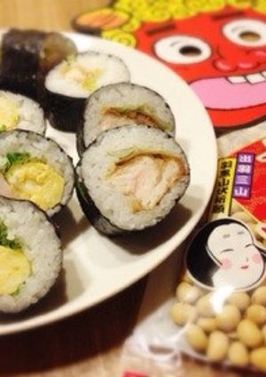 節分！簡単綺麗に巻けるよ♡恵方巻き、太巻-レシピのメイン写真