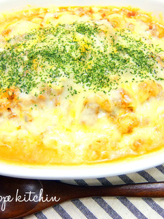 レンジで!!マッシュポテトのラザニア風-レシピのメイン写真