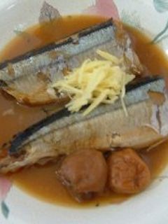 さんまの梅煮-レシピのメイン写真