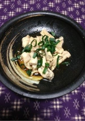 日本酒に♪せせりの柚子ポン和え-レシピのメイン写真