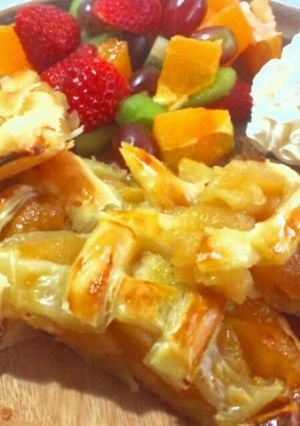 アップルパイを焼いてみた♡簡単♡素敵♡-レシピのメイン写真