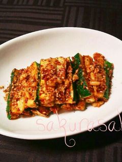 ズッキーニの胡麻和え-レシピのメイン写真