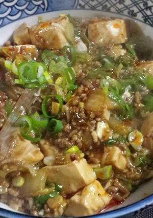 子供もOK!辛味後のせ麻婆豆腐-レシピのメイン写真