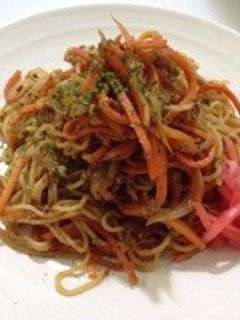 卵でまろやか☆人参しりしり焼きそば-レシピのメイン写真