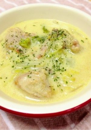 白菜とチキンのカレークリーム煮-レシピのメイン写真