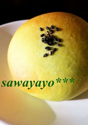 **豆乳deうぐいす色の抹茶あんぱん**-レシピのメイン写真