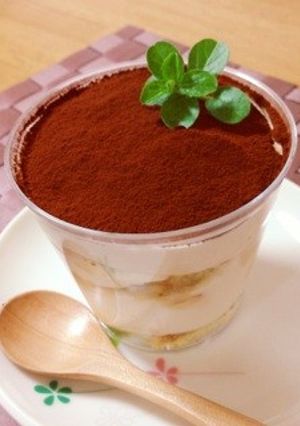 クリームチーズで♪簡単ティラミス♡-レシピのメイン写真