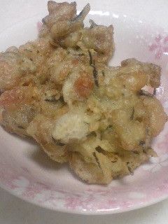煮豆リメイク かき揚げ-レシピのメイン写真