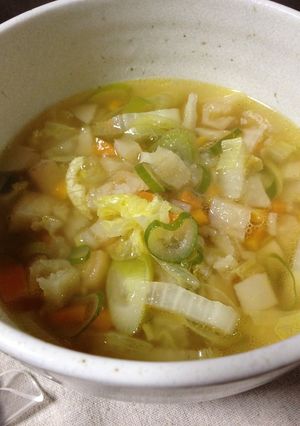 フライドポテトをリメイク♫簡単野菜スープ-レシピのメイン写真