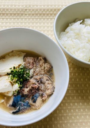 【カルシウム】さば缶豆腐-レシピのメイン写真
