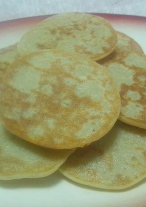 米粉バナナパンケーキ（離乳食手づかみ）-レシピのメイン写真